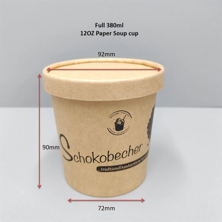 Soup Paper Bowl with Lid