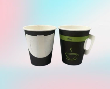 Paper cup with handle Paper cup with handle